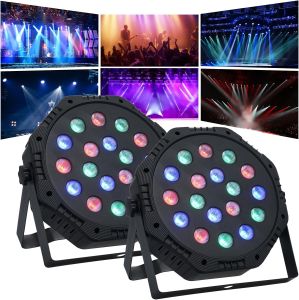 18 - Bulb / 36 - Bulb Single - Color Ultra - Thin Par Lights Stage Lighting Dance Studio Color - Washing Lights Colorful PAR