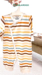 UALAROGO - Body sơ sinh dài tay petit cài lệch cho bé trai - bé gái (0-12m) (UR2324)