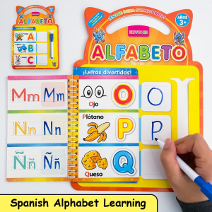 other | Spanish Alphabet Practice Card Set (A-Z) – Reusable Handwriting and Early Literacy Resource for Preschoolers