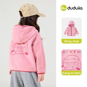 DUDUJIA | Áo Khoác Lông Cừu Chống Tĩnh Điện Cho Bé Gái