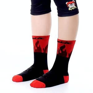 Santic Kids Cycling Socks Boys Girls Breathable Anti-sweat Basketball Sports Bike Socks