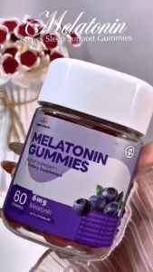 Melatonin gummies sleep gummies assist in relaxation and anti anxiety bottled fitness meals edible health vitamins pure natural