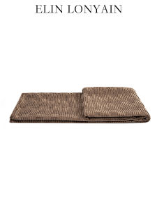 ELIN LONYAIN | Brown Mocha Series Suede Throw Blanket