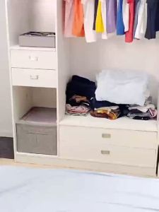 Transparent Dust-proof Thickened Foldable Storage Box  wardrobe organizer with Handles stackable storage