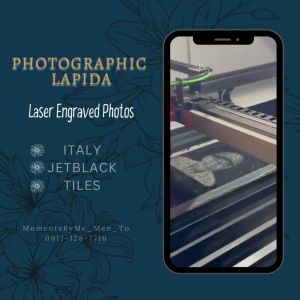Photographic Lapida/ Laser engraved Photo on Lapida/ Commemorative Tombstone