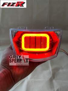 LAMPU DEPAN F1ZR FIZR VEGA R LAMA DAYMAKER LED 4 LENSA