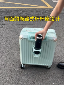 SG stock Suitcase female trolley case boarding 20-inch large capacity 28 travel password leather case silent wheel 2025 new model