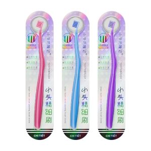 Bộ 3 Bàn Chải Kẽ Răng Nhỏ Lông Mềm Làm Sạch Sâu Răng Giả & Niềng Răng Dụng Cụ Vệ Sinh Răng Miệng Tương Thích