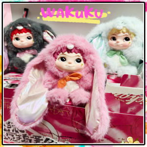 Bandai | Wakuku Fox&Bunny Trickor Treat Blind Box Cute Action Figure Mystery Box Fox Bunny Anime Doll Keychain Kid Suprise Christmas Toys