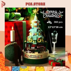 Đồ Chơi Lắp Ráp Mô Hình Hộp Nhạc Cây Thông Noel 360 Mảnh Ghép Chi Tiết - PCS STORE