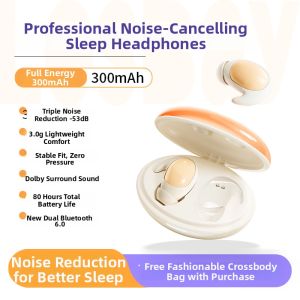 SENXUN | In-ear Comfortable ASMR Side Sleeping Bluetooth Headphones
