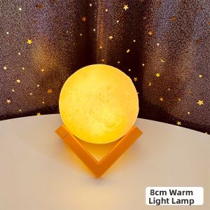 DIY Painting Moon Lamp