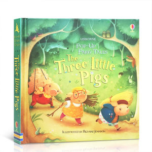 milu Pop-Up Three Little Pigs Picture Book Fairy Tale Book Childrens 3D Usborne