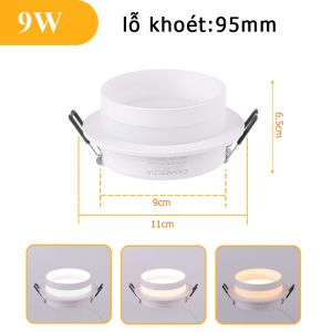 CANMEIJIA | Gx53 Embedded Downlight 110v 220v Led Ceiling Lamp With Three-Color Light Bulb Suitable for Living Room Corridor Decor Spotlight