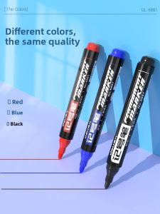 deli | Waterproof Greaseproof Colorfast Permanent High Capacity Quick Drying Marker