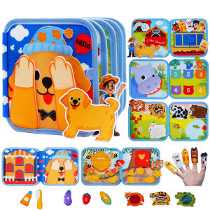 Sách Vải Montessori Dành Cho Trẻ Mới Biết Đi Đồ Chơi Giáo Dục Mầm Non Đồ Chơi Du Lịch Sách Yên Tĩnh Với Các Hoạt Động Học Tập Hàng Ngày Dành Cho Trẻ Từ 2 Tuổi Trở Lên