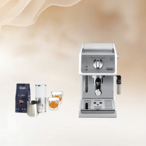 DELONGHI | Máy Pha Cà Phê Espresso Bán Tự Động Nhỏ Gọn Cho Gia Đình