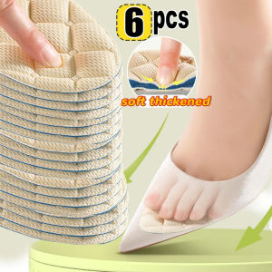 6PCS Women Non-slip Crown Forefoot Pads Cushion Pain Relief Foot Care Pad High Heels Half-size Insert Shoe Sole Soft Foot Insoles
