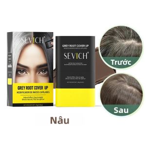 Bút Nhuộm Tóc Tự Nhiên Tức Thì Che Phủ Tóc Bạc Chống Nước Tạo Bóng Chân Tóc Trang Điểm 15g
