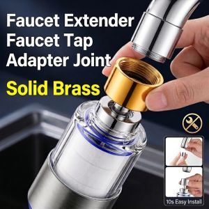 Premium Kitchen Tap Water Filter 0.1 Micron Purifier 360 Swivel Splash-Proof Brass For HDB BTO Sink 22mm