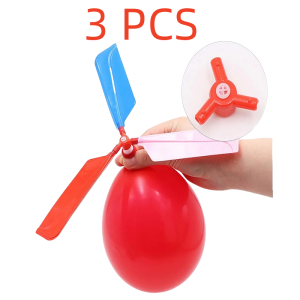 3PCS Helicopter Balloon Portable Outdoor Playing Flying sports Toy Birthday Party Decorations Kids Gift Wholesale Party Supplies