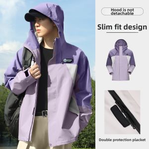 Windproof Waterproof Womens Hiking Jacket