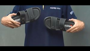 Sandal Pria Kulit Casual Khamzo K01 Premium Slide Slop Hitam