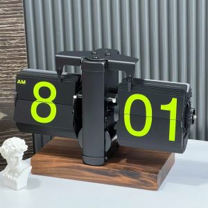 ZHIZHOU | Flip Page European Retro Decorative Clock