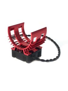 RC Xe Điện Động Cơ Tản Nhiệt Có Quạt Làm Mát Không Chổi Than 540 550 3650 3660 3665 Cho 1/10 1/12 Wltoys 124017 124016 Phần