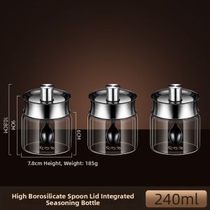 Korade | Sealed Moisture-Proof Spice Container Set Glass Jars