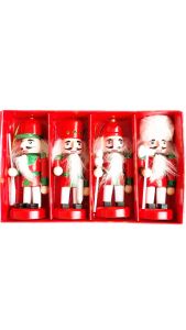 Pinky Bee Dekorasi Natal Gantungan Pohon Nutcracker Set 10cm 70482300