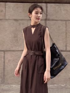 PAIBOLI | Đầm Phong Cách Mềm Mại Không Tay Giúp Gầy