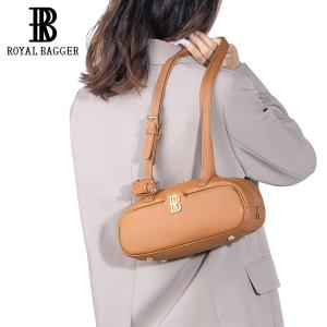 Royal Bagger Genuine Leather Vintage Baguette Bag for Women Lychee Grain Texture Single - Shoulder Stylish and Versatile Handbag 3249