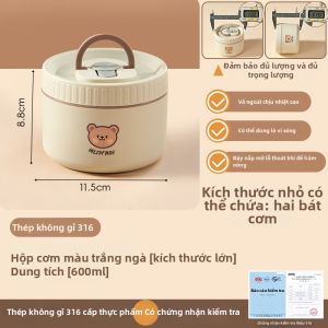 WODEBAIHUI | Hộp Cơm Inox Hấp Sóng Vi Ba