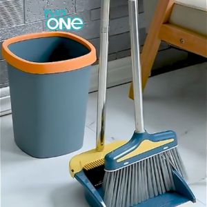 Alat Pembersih Rumah 3in1: Sapu Pengki & Tempat Sampah