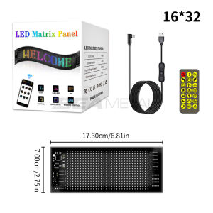 BLALION LED Matrix Pixel Panel USB 5V Bluetooth App Remote Logo Light Custom Text Pattern Animation Programmable Display For Car