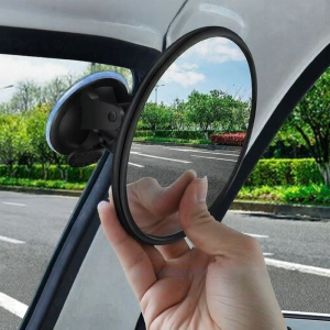 KAXINU | Wide View Convex Auxiliary Mirror Suction Type Car Rearview