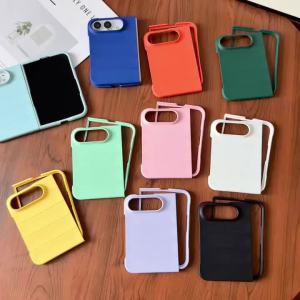 szhaiyu | Shockproof Soft Liquid Silicon Phone Case For iPhone Duo iPhone 18 Fold Skin-Feel Anti-Scratch Matte Non Slip Back Cover Fundas