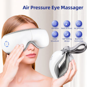 Foreverlily | 3D Vibration Eye Massager Heating Airbag Kneading Relax Massager Relieve Eye Fatigue Relaxes Eye Muscles Eye Care Tools
