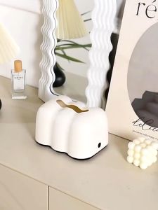 High-Appearance Cloud Lifting Tissue Box Paper Storage Box Desktop Napkin Toilet Tissue Holder Bathroom Bedroom Facial