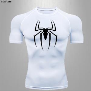 Spider Men T Shirt Quick Dry Rashgard Running Compression Gym Fitness Top Sport Shirts Exercise Jersey 2099