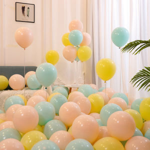 Macaron Birthday Decorative Balloons Set of 10 Festive Celebration Supplies Gift Decoration Accessories Normal Size