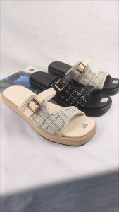 Naomi - Sandal Wanita Selop Gesper 3cm Trend Size 37-40