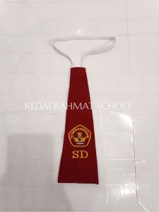 Dasi Sekolah SD Pendek Karet Bahan Katun Laki Perempuan