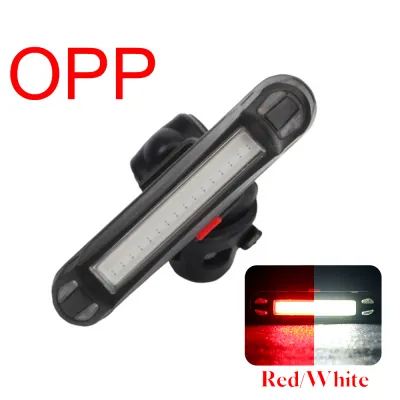 Ultra Bright Bike Tail Light USB Rechargeable Bicycle LED Rear Lamp for Road MTB Helmets Easy to Install for Safety