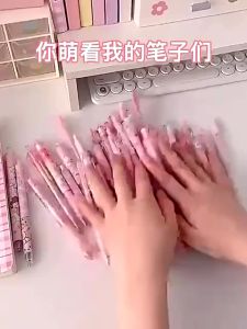 INS PVC Large Capacity Pencil Case Kawaii School Pen Case Supplies cosmetic Storage Bag Students Pencil Cases Big Pen