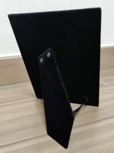 Black Density Board Velvet Rivet Button Picture Frame Backing Board Various Grey Paper Wood Carving Hollow out Board