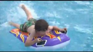 Intex 58165 Joy Rider Floating Bed Children Kids Inflatable Swimming Floating Row Kick Board Papan Pelampung Kolam Air