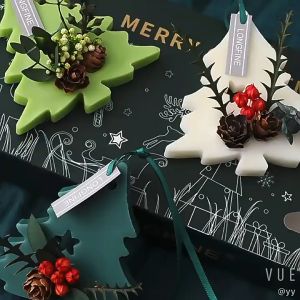 Christmas Decorations Aromatherapy Wax Gift Box Home Fragrance Solid Aromatherapy Wax Christmas Gift