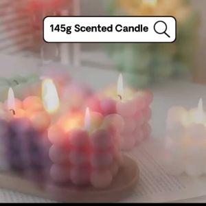 Ready Stock Ins Style 145g Scented Cube 3D Bubble Candles Premium Paraffin Wax Candle Melting Perfume Fragrance Relax Calming Aromatherapy Scent Air Freshener Door Gift Birthday Gift Wedding Gift Set Cheap Home Living Decoration Ornament Modern Minimalist